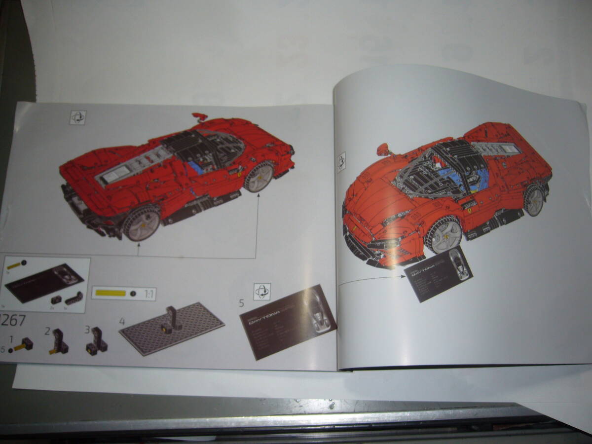 ★レゴ/LEGO 互換 テクニック 1/8　フェラーリ Daytona SP3　未組み立て品（外箱あり）ジャンク品処分★_画像9