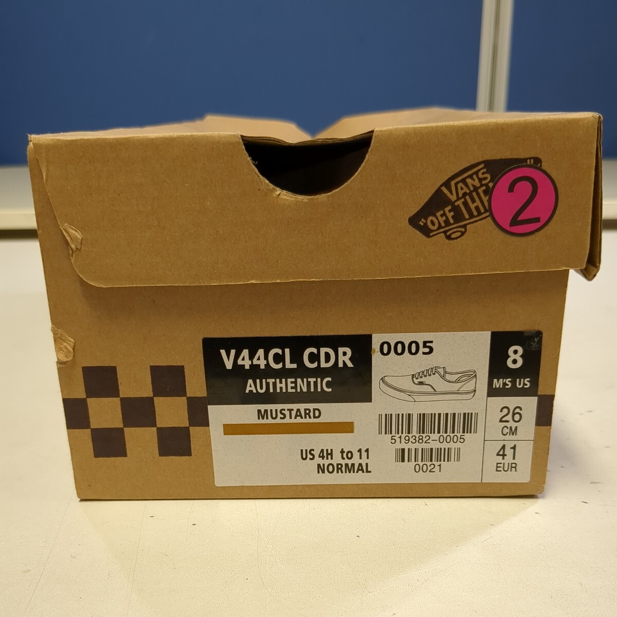 423　シューズ②　バンズ　VANS　26cm　新古　スニーカー　靴　_画像7