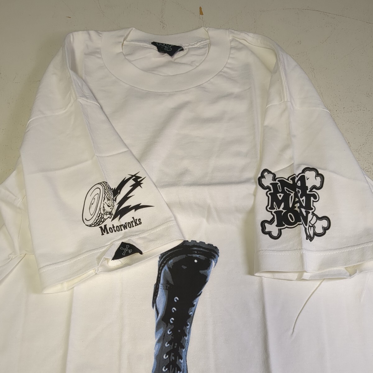 41010　IN4 MAT ION　Tシャツ　2枚セット　半袖Tシャツ　ホワイト　サイズL　美品_画像9