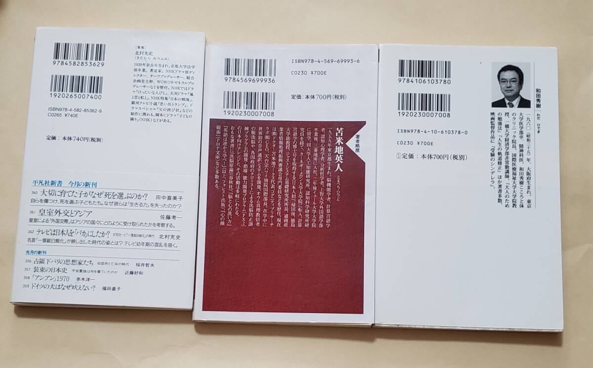 【即決・送料込】テレビは日本人を「バカ」にしたか? + テレビは見てはいけない + テレビの大罪　新書3冊セット