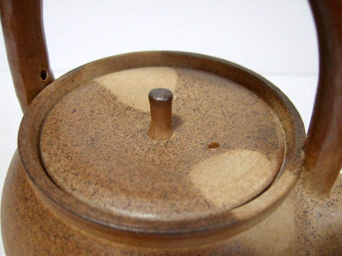 [ unused ] Bizen .... structure bow fla guarantee . good / tea utensils small teapot tea utensils 