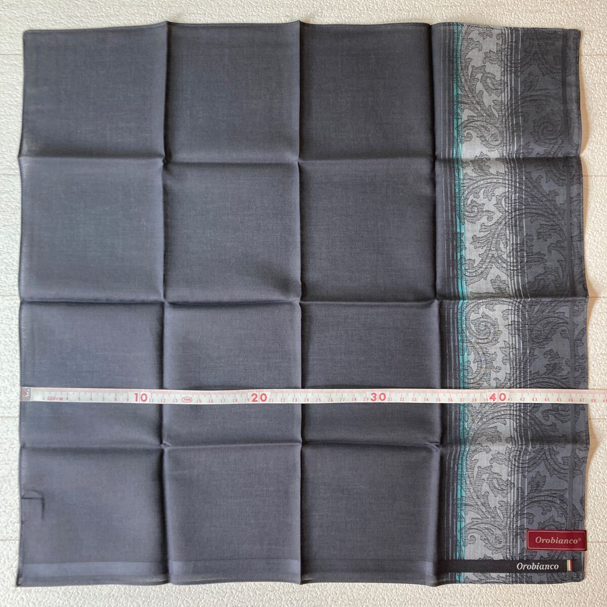  unused Orobianco handkerchie 3 sheets summarize Brown gray navy 04020601