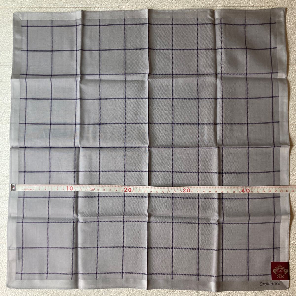  unused Orobianco handkerchie 3 sheets summarize gray black blue 04020602