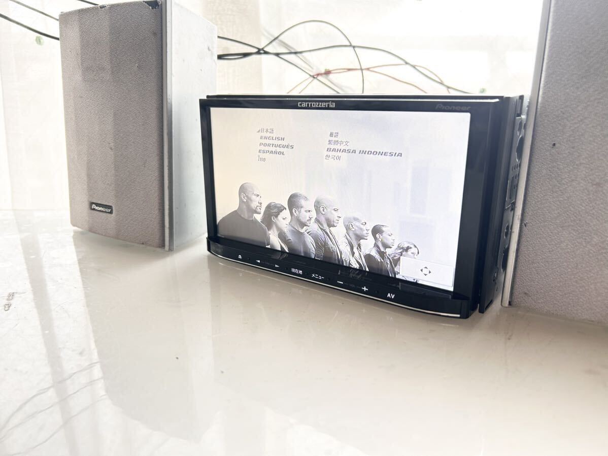 即日発送 2014年-1-1 動作品 MRZ09 新品フィルム 両面テープ付 フルセグ DVD 地デジ Bluetooth カロッツェリア_画像9