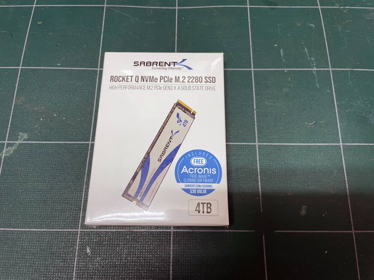  unused unopened goods! high capacity 4TB NVMe PCIe Gen3 ×4 M.2 2280 correspondence SSD [SABRENT POCKET Q SSD 4TB SSD] SB-RKTQ-4TB