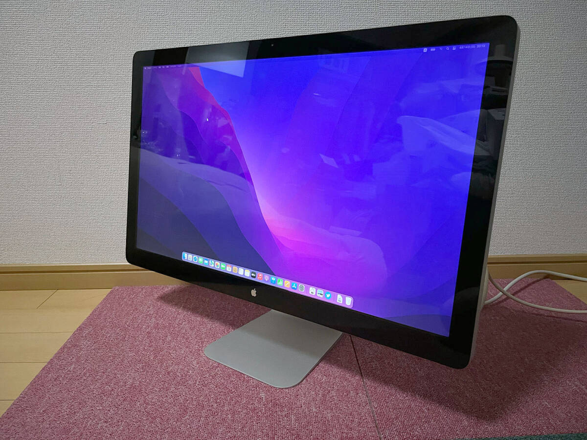 液晶程度良好! Apple Thunderbolt Display (27-inch)_MC914J/A_オプション付属！の画像3
