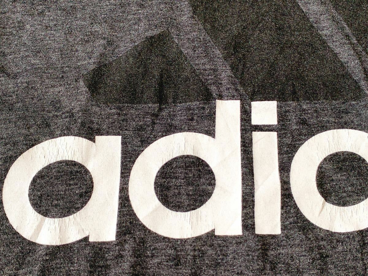 ☆送料無料☆ adidas アディダス 古着 半袖 ロゴ climalite Tシャツ メンズ S ブラック トップス 中古 即決の画像5