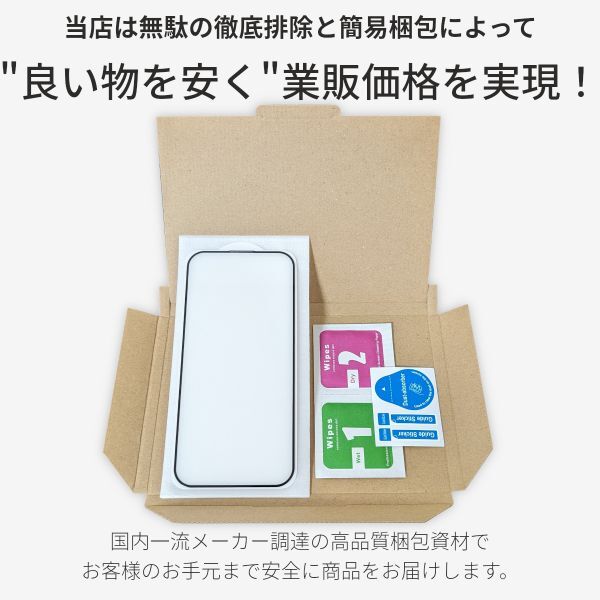 iPhone 15 ProMax 全面保護 強化ガラスフィルム 日本旭硝子素材採用 9H 耐衝撃 自動吸着 99%透過率_画像4