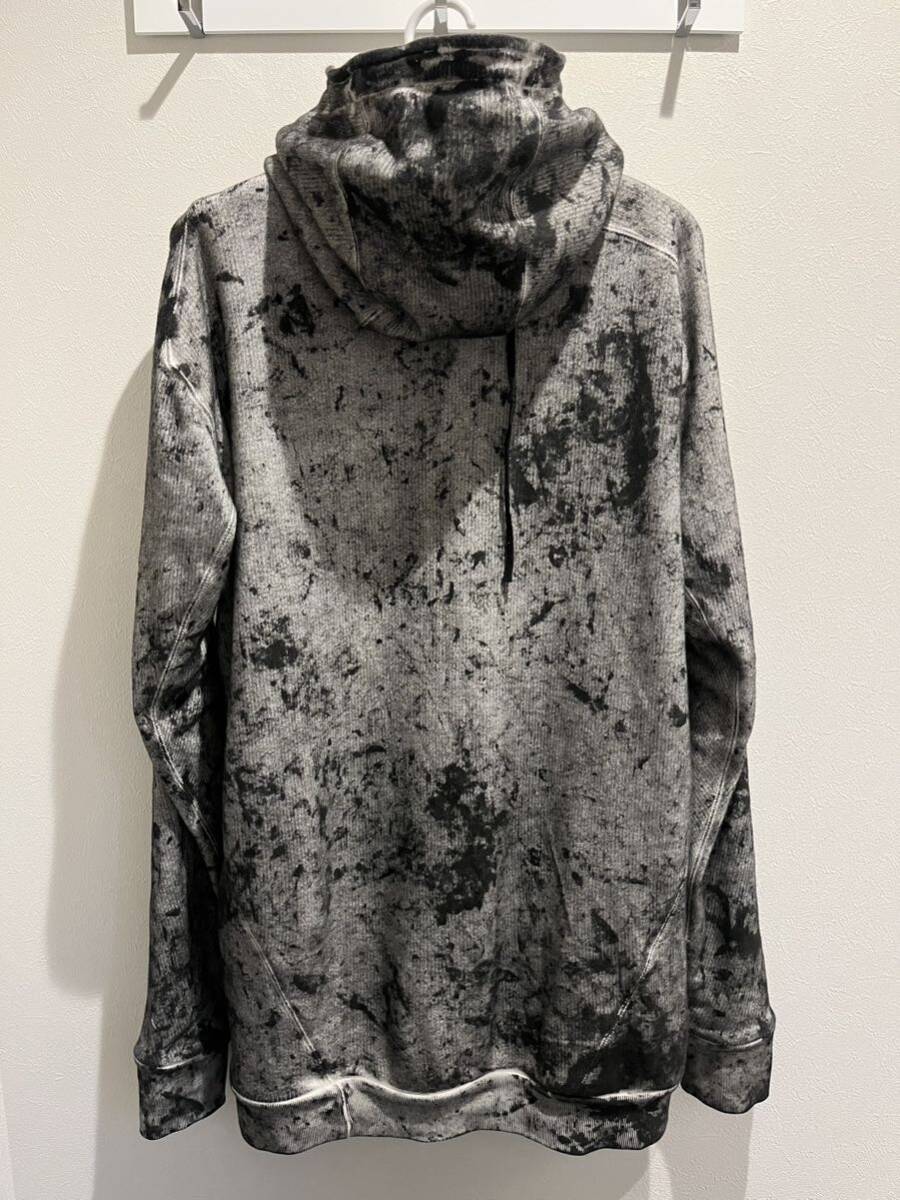 11 BY BORIS BIDJAN SABERI 2016SS Snow Bleach 定8万 フード取り外し可能 パーカー M-Lサイズの画像4