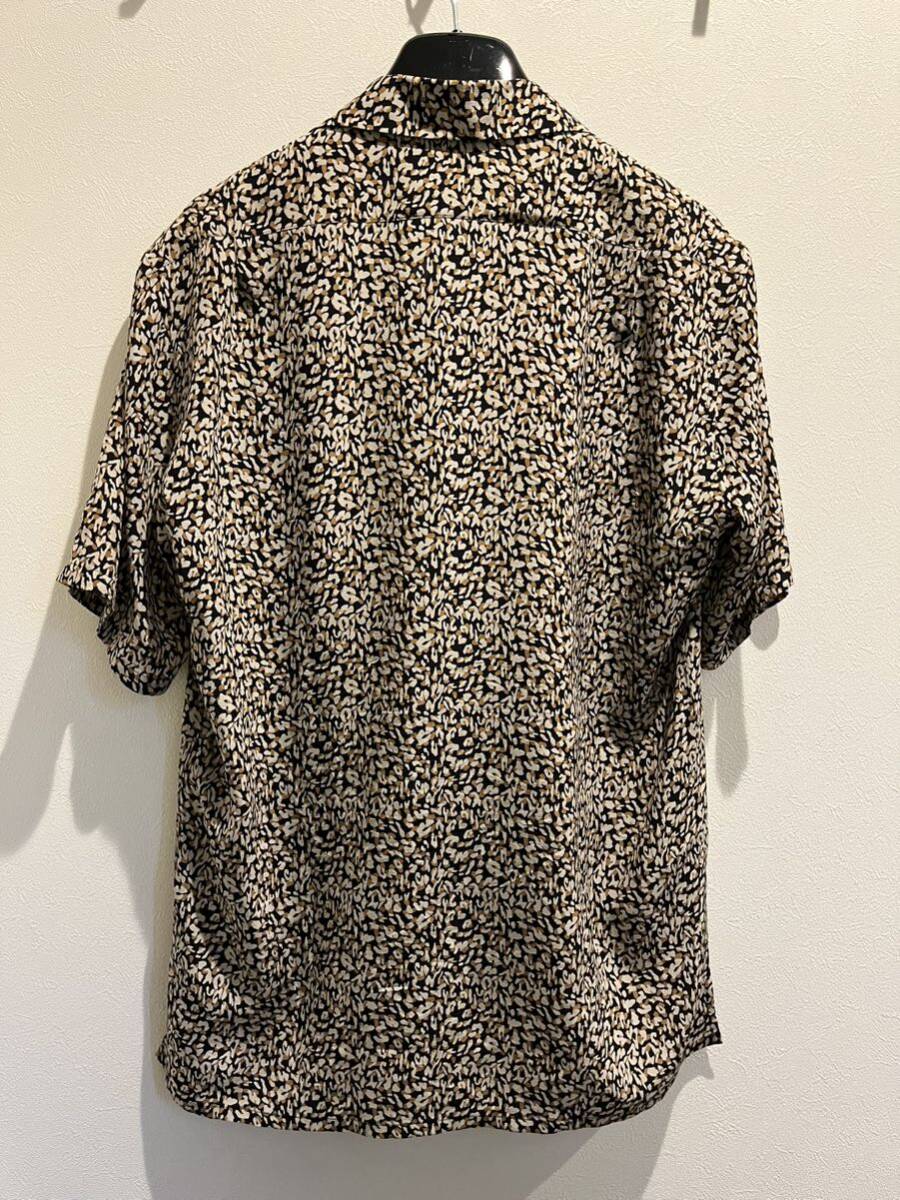 SAINT LAURENT PARIS 21SS Leopard pattern short sleeves shirt 