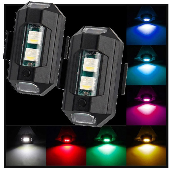 *[2 piece set ] LED 7 color flash light flash lamp USB rechargeable charge cable attaching wiring un- necessary * 7 color. LED luminescence 21. blinking pattern 