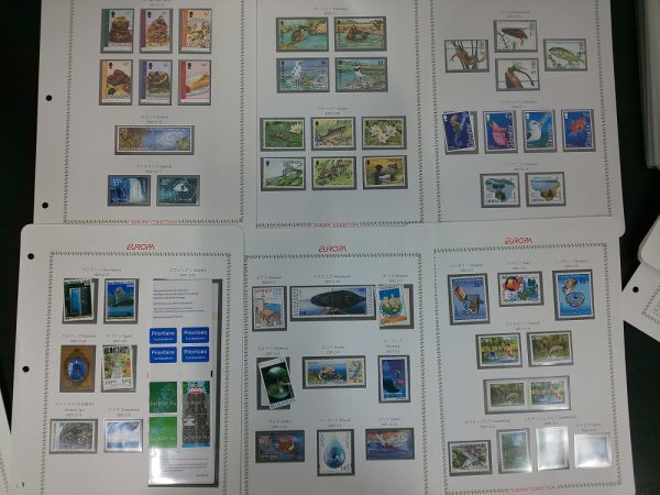 0401F06 外国切手 スイス スペイン ウクライナ トルコ バチカン 小型シート等 ５５ページ バインダー付きの画像7