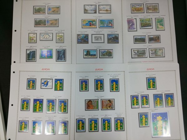 0401F06 外国切手 スイス スペイン ウクライナ トルコ バチカン 小型シート等 ５５ページ バインダー付きの画像4
