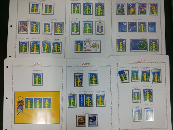 0401F06 外国切手 スイス スペイン ウクライナ トルコ バチカン 小型シート等 ５５ページ バインダー付きの画像5