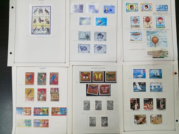 0403F28 外国切手 コンゴ 1960～ チャド オリンピック 動物など 使用済みまとめ 台紙に貼りつき有＊詳細は写真でご確認くださいの画像10