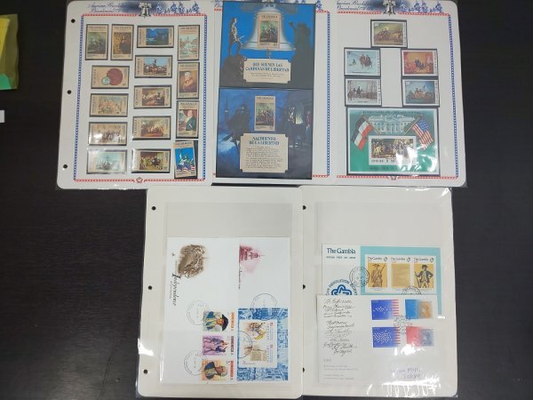 0403F36 外国切手 ドミニカ ニカラグア バルミューダ アメリカ グレナダ等 ３５ページまとめの画像7