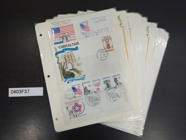 0403F37 外国切手 韓国 南朝鮮 名画切手 2次～6次 小型シート 19ページまとめの画像1
