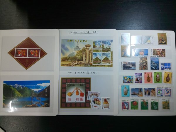 0403F51 中国切手 チリ ネパール タンザニア 三国演義 小型シート等 ２６ページまとめ の画像7