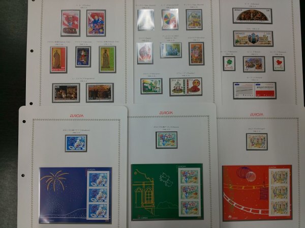 0404F45 外国切手 ヨーロッパ切手コレクション デンマーク ブルガリア アルバニア等 69ページ バインダー付きの画像10