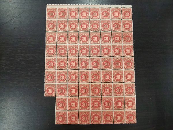 0501F05 外国切手 アメリカ 30セント切手 ブロック2点まとめの画像2