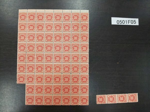 0501F05 外国切手 アメリカ 30セント切手 ブロック2点まとめの画像1