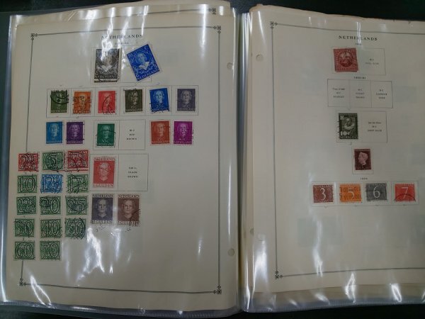 0501F06 外国切手 オランダ切手 1899～ 使用済み 1冊まとめ ＊台紙に貼りつき有の画像5
