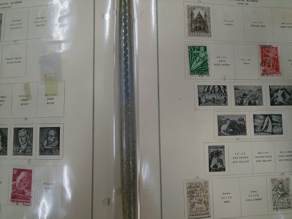 0501F06 外国切手 オランダ切手 1899～ 使用済み 1冊まとめ ＊台紙に貼りつき有の画像9