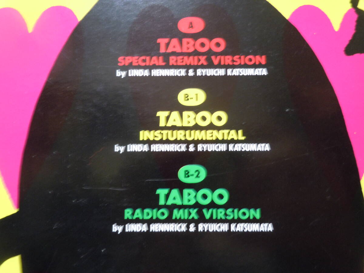 [LP]TABOO /SPECAL REMIX VIRSION(EURO BEATHITS Vol.2)