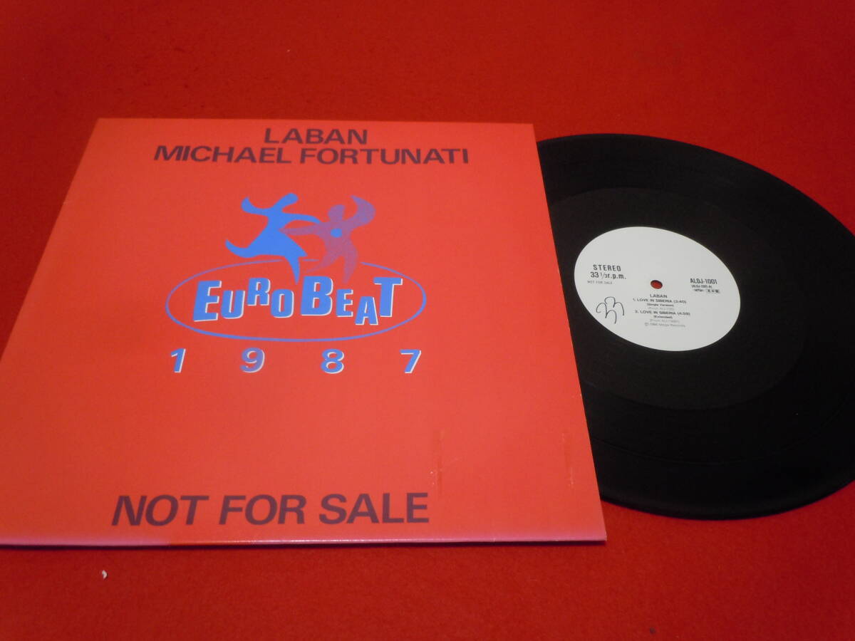 【ＬＰ】ＬＡＢＡＮ /ＭＩＣＨＡＥＬ ＦＯＲＴＵＮＡＴＩ（ユーロビート １９８７）（ＡＬＤＪー１００１ アルファ）の画像1