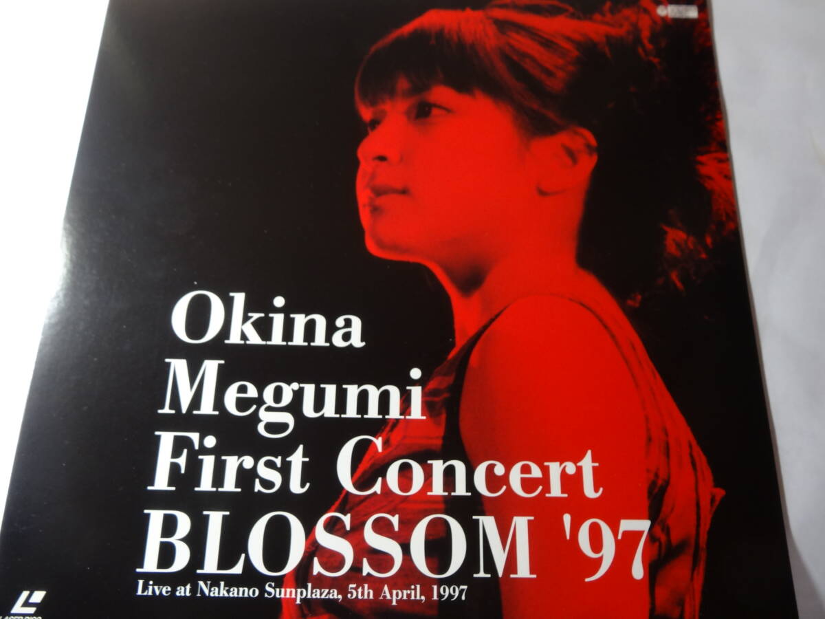 LD「奥菜恵 First Concert Blossom ’97 」 そんなの悲しいね、一番星を探して、他、 ＜レーザーディスク＞_画像1