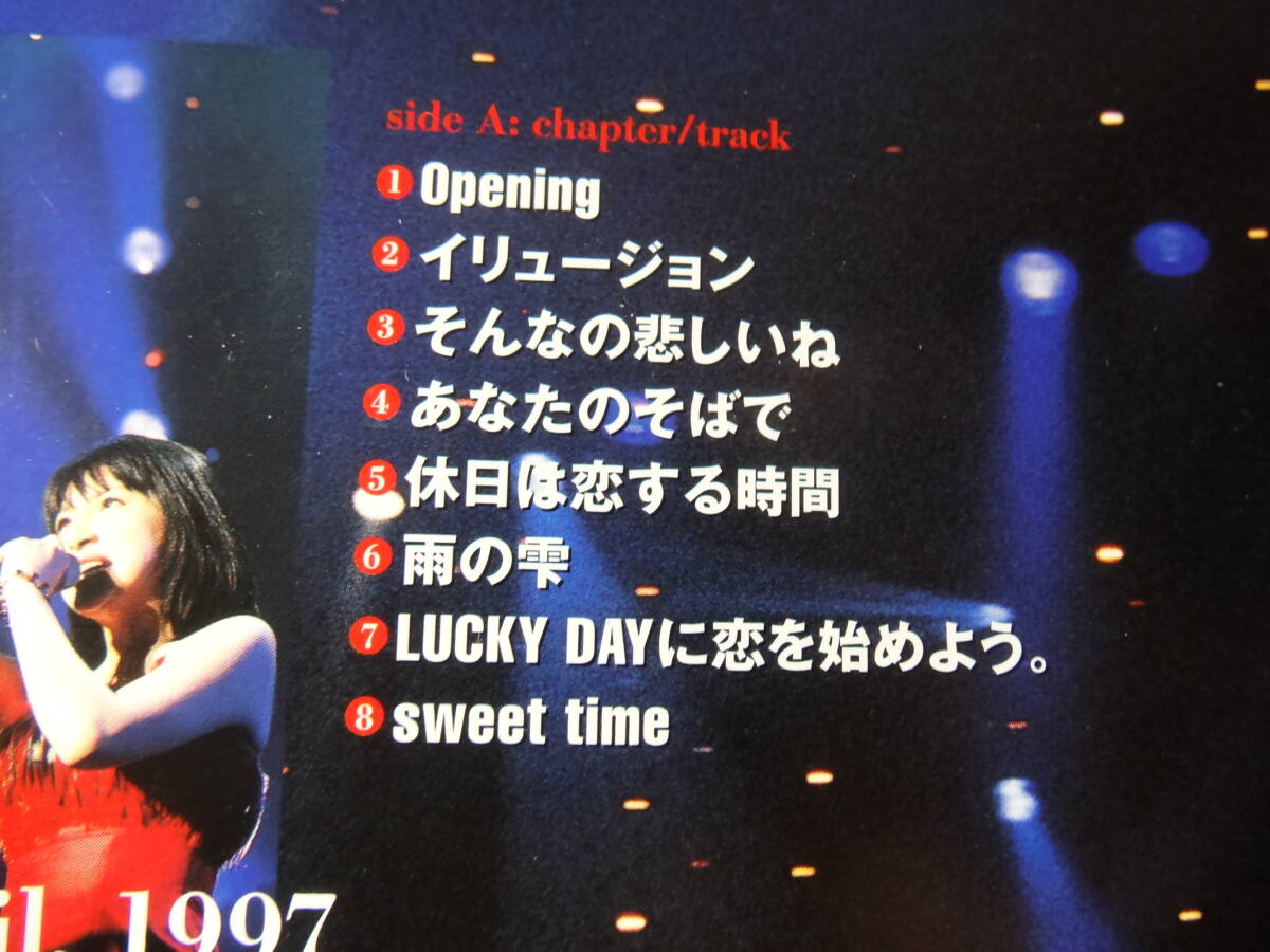 LD「奥菜恵 First Concert Blossom ’97 」 そんなの悲しいね、一番星を探して、他、 ＜レーザーディスク＞_画像2
