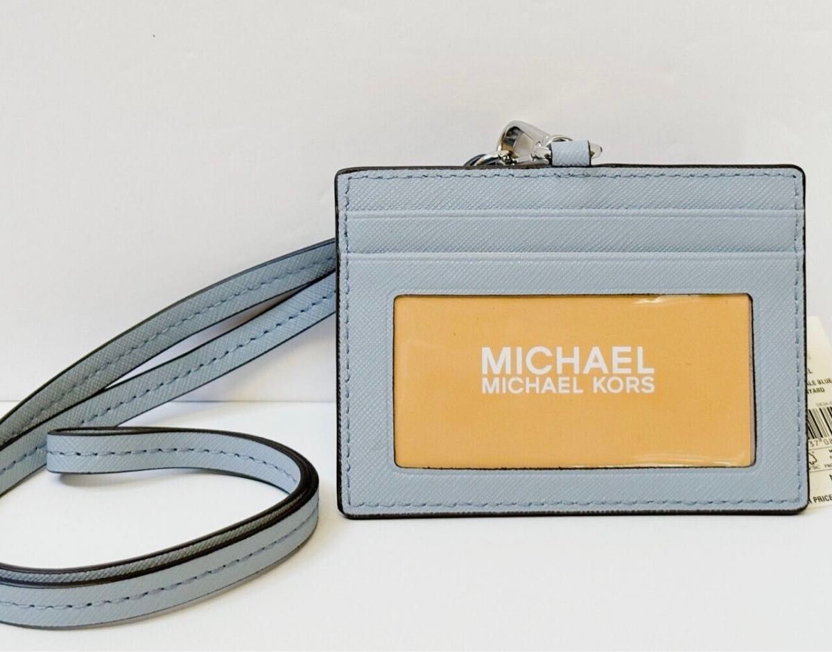 アメリカ購入 MK MICHAEL KORS マイケルコース ランヤード IDホルダー カードケース小銭入れパスケース