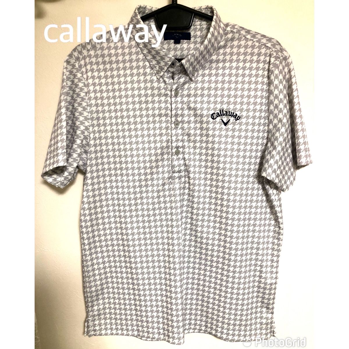 値下げ［美品］callaway V キャロウェイ　ポロシャツ　size:Ｌ　人気のキャロウェイポロシャツ美品です。
