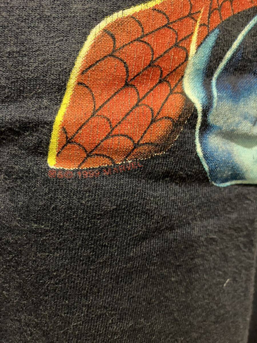 90s スパイダーマン 半袖Tシャツ 古着 マーベルTシャツ ビンテージ デルタdelta アメコミ レアの画像6