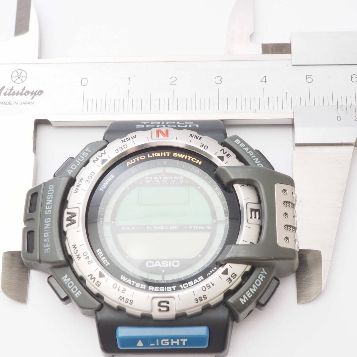 カシオ プロトレック CASIO PROTREK 1471 PRT-40 クォーツ グレー デジタル メンズ 腕時計 本体[Pa1495-AA8の画像5
