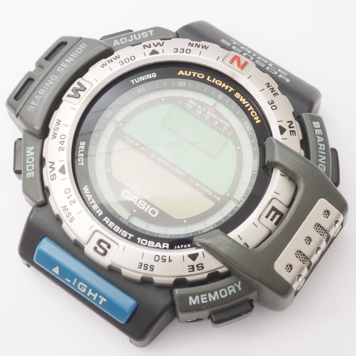 カシオ プロトレック CASIO PROTREK 1471 PRT-40 クォーツ グレー デジタル メンズ 腕時計 本体[Pa1495-AA8の画像2