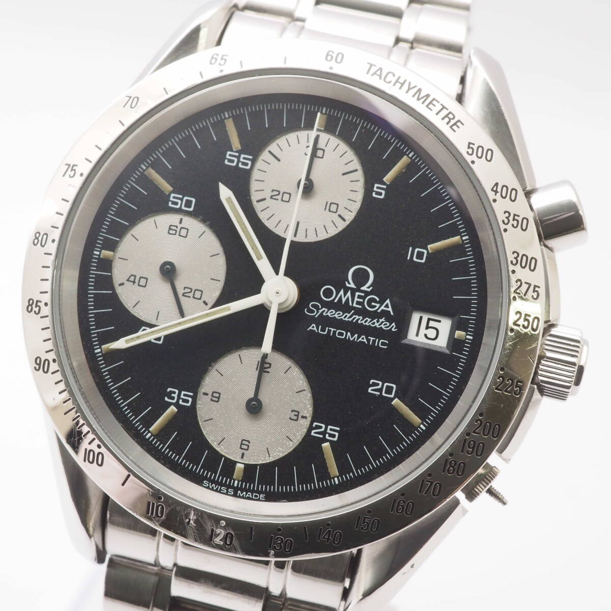 オメガ スピードマスター デイト 3511.50 OMEGA Speedmaster Ref,175.0043 Cal,1155 自動巻 黒・シルバー文字盤 腕時計[53742355-AD1の画像1