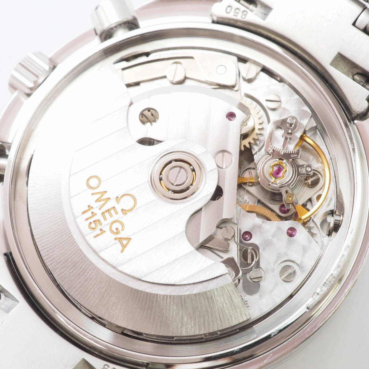 オメガ スピードマスター クロノグラフ Ref,175.0084 Cal,1151 OMEGA Speedmaster トリプルカレンダー自動巻 紺 メンズ腕時計[58373372-AQ2の画像8