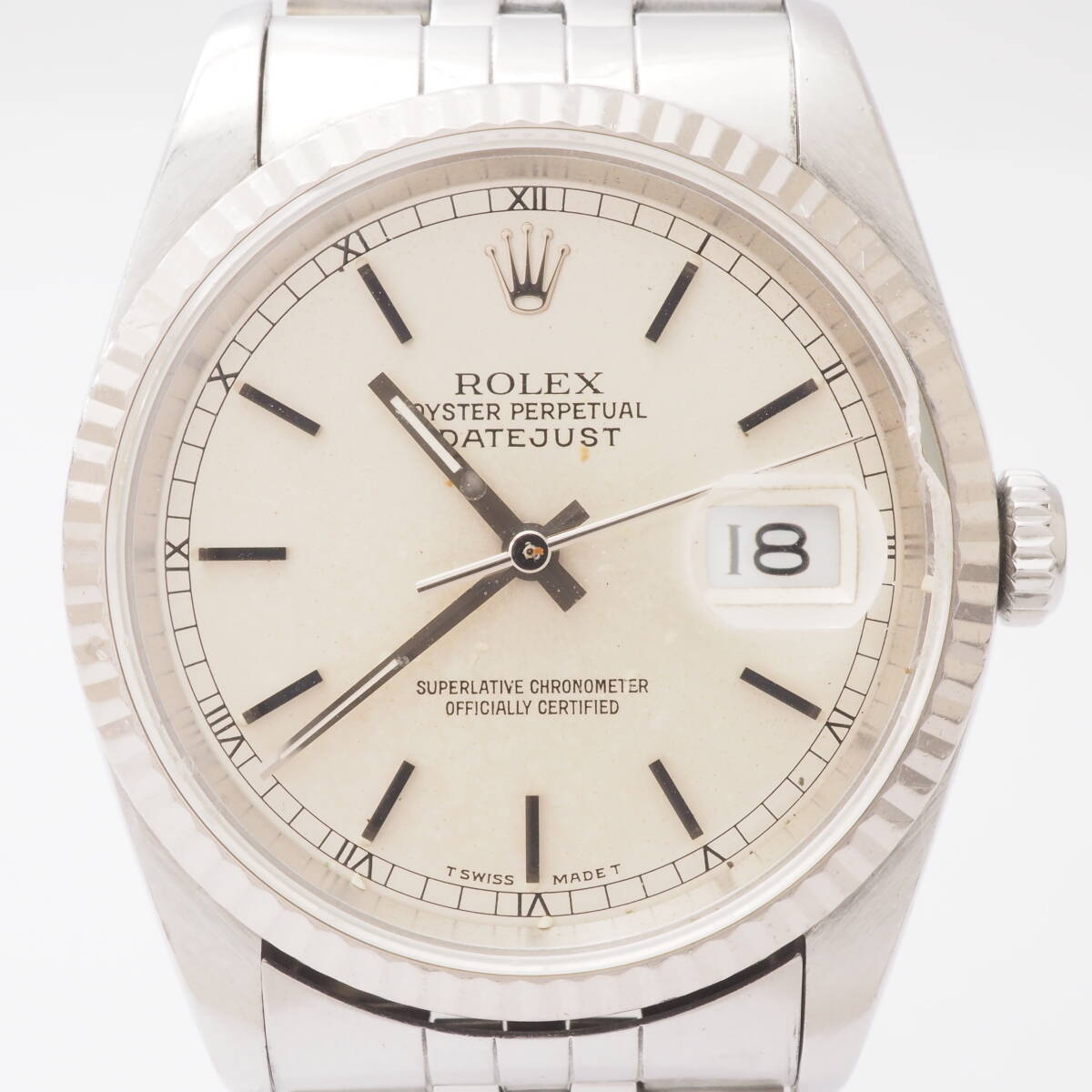 【希少品】ロレックス オイスターパーペチュアル デイトジャスト Ref,16234 ROLEX OYSTER DATEJUST Cal,3135 自動巻 メンズ[E388409-AS1の画像1