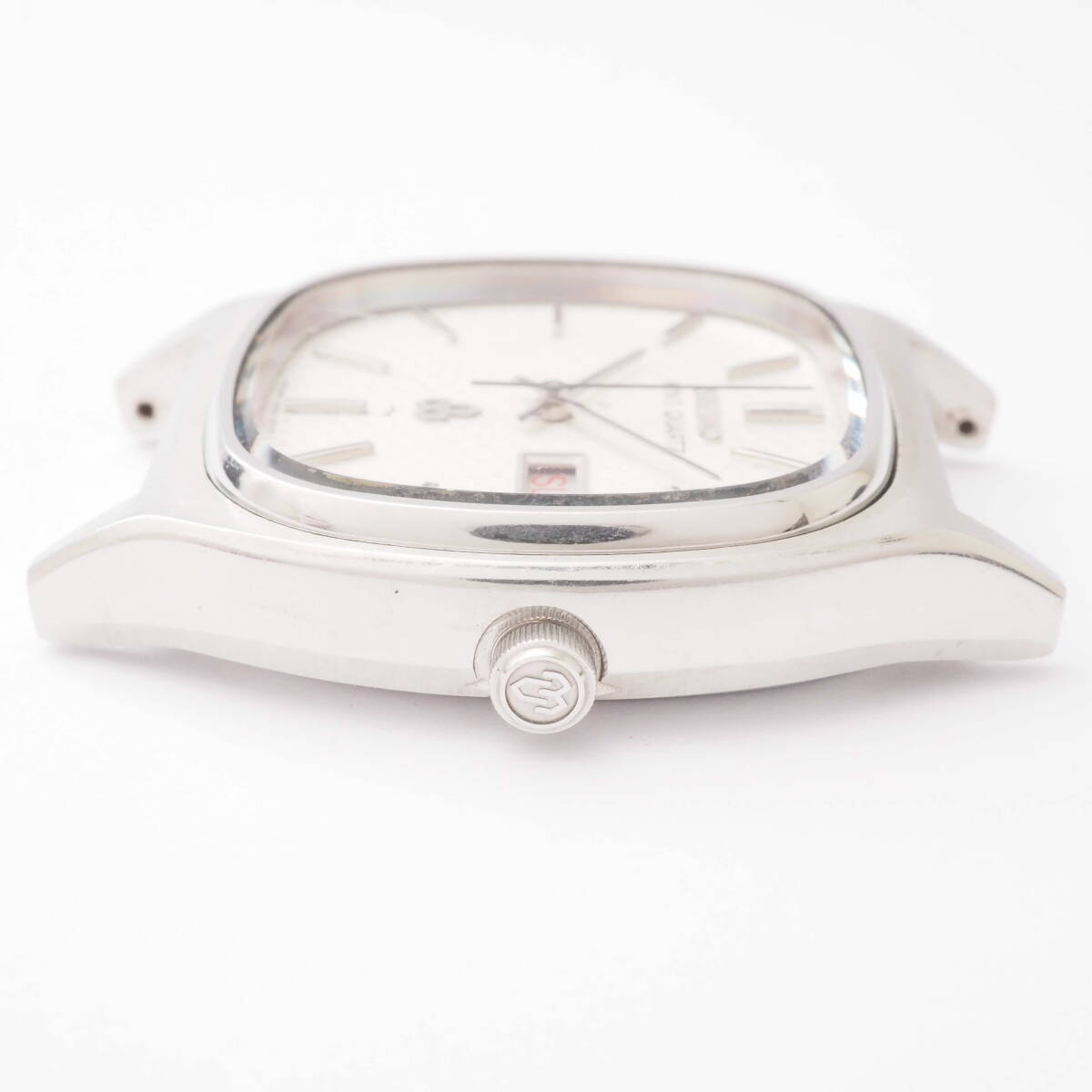 セイコー キング クォーツ 5856-5020 SEIKO KING QUARTZ デイデイト SS シルバー文字盤 メンズ 男性 腕時計 フェイスのみ[854162-BB3の画像3
