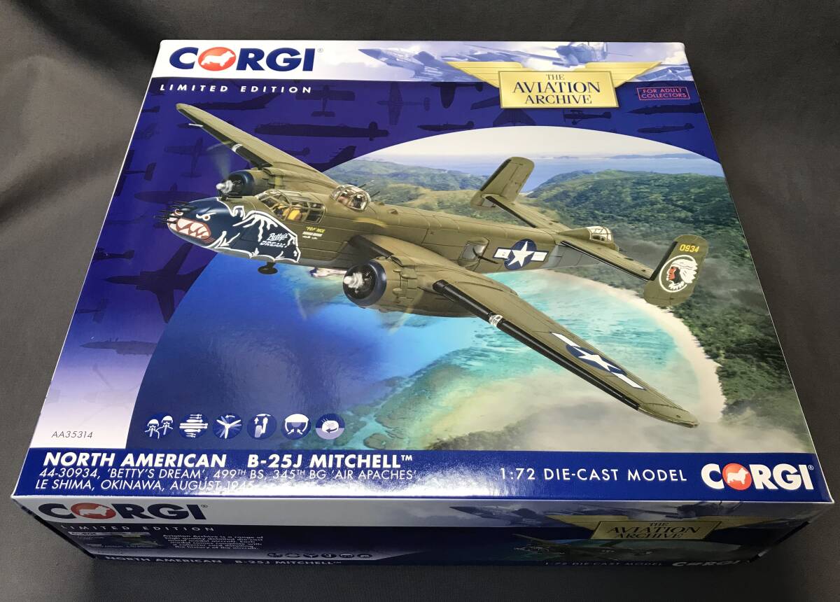 7820円 CORGI 1/72 ノースアメリカン B-25J ミッチェル `Betty`s 7820円 CORGI 1/72 ノースアメリカン B-25J ミッチェル `Betty`s