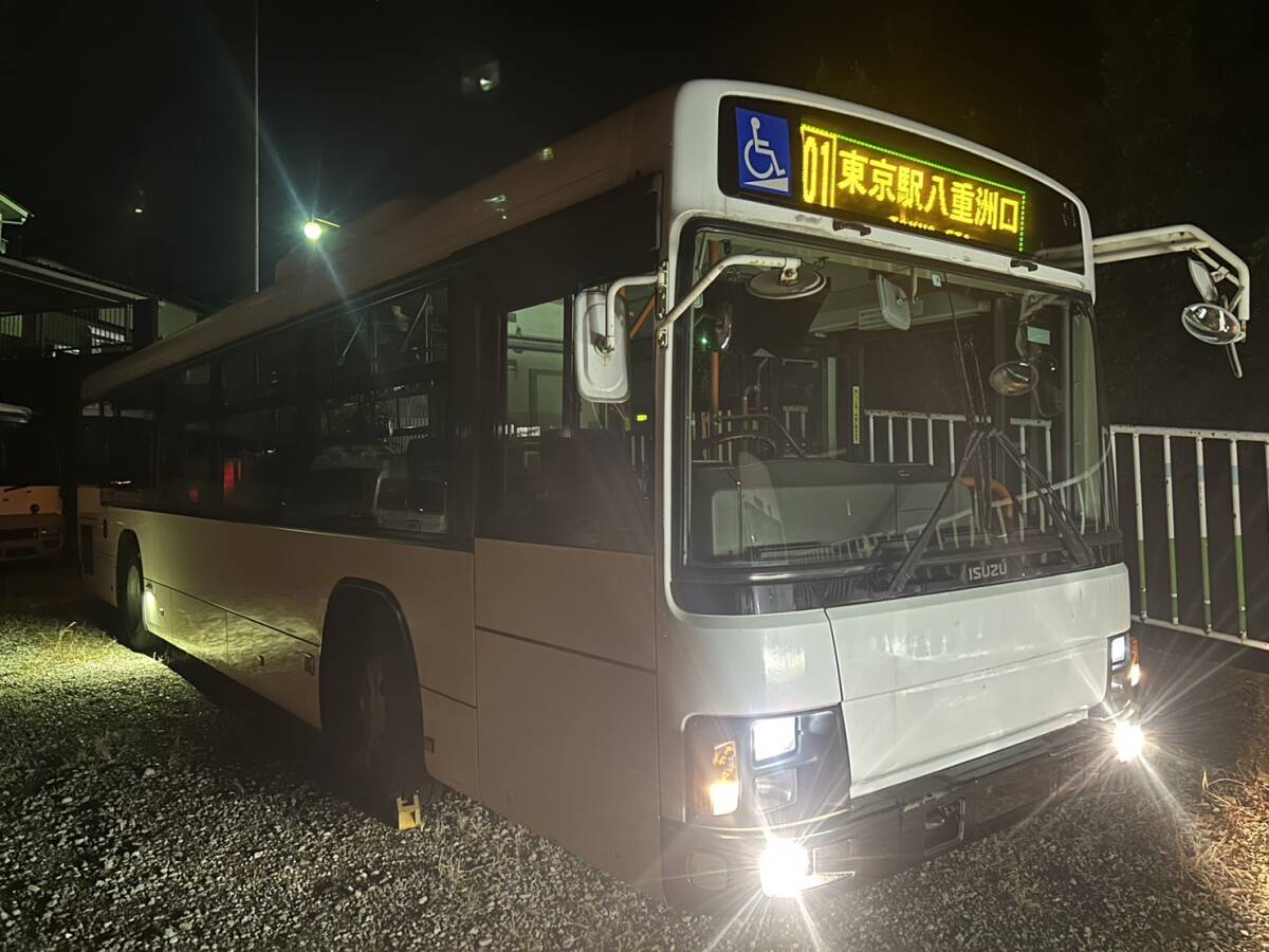 売切 H18 いすず PJ-LV234N1 大型路線バス ７７９０ｃｃ の画像2