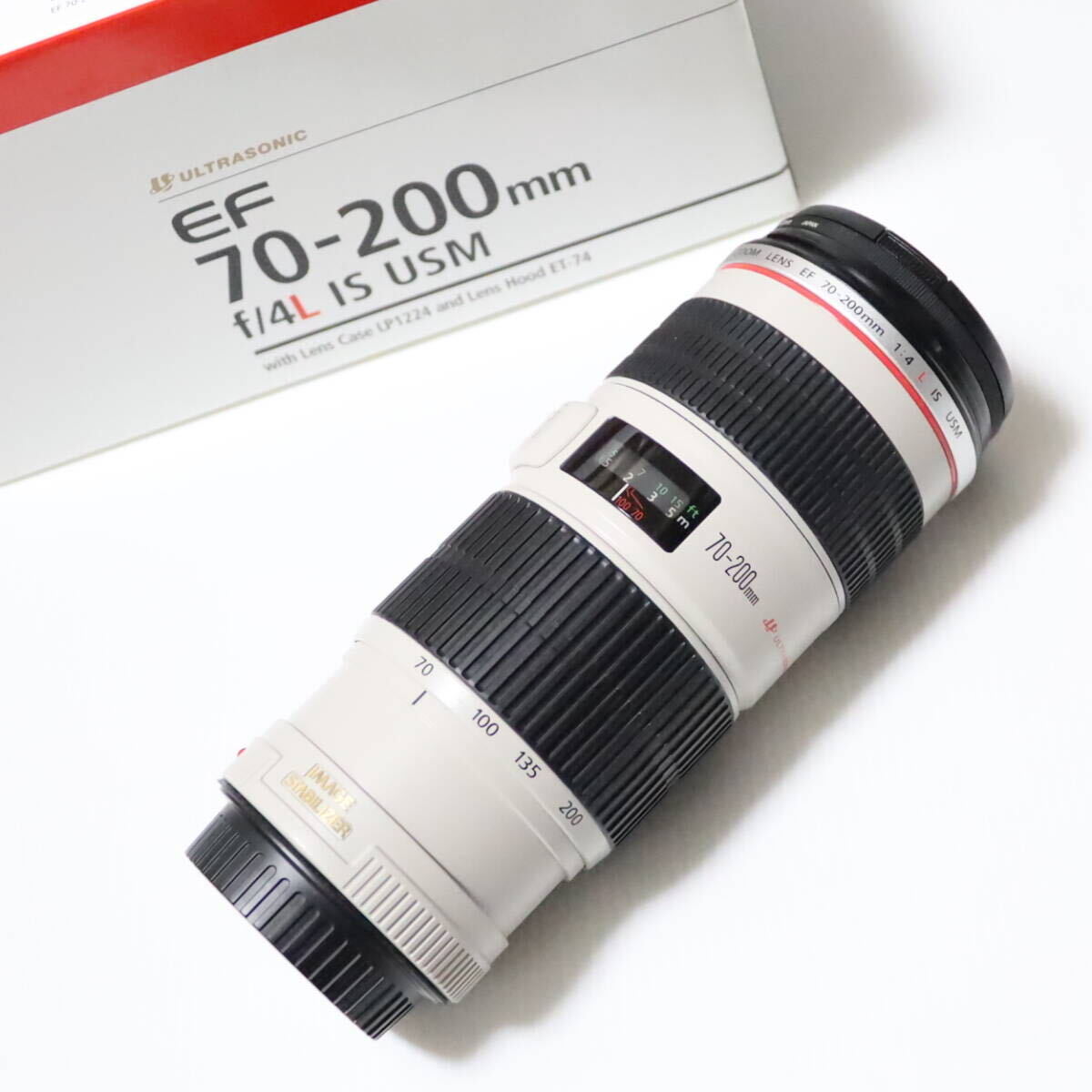 美品 Canon(キヤノン) 望遠レンズ EF70-200mm f/4L IS USM オマケ付きの画像3