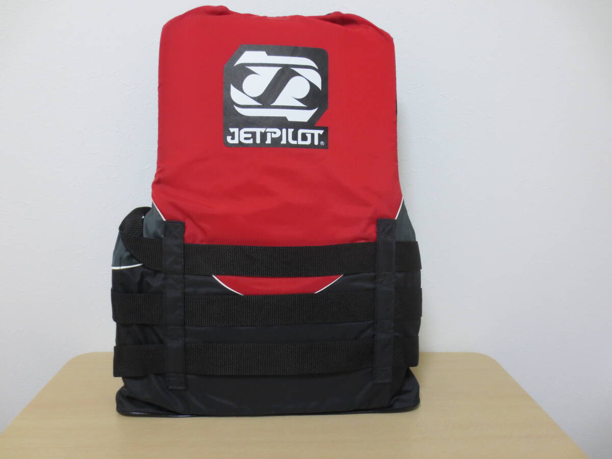 JETPILOT S1 NYLON VEST RED/CHARCOAL_画像2