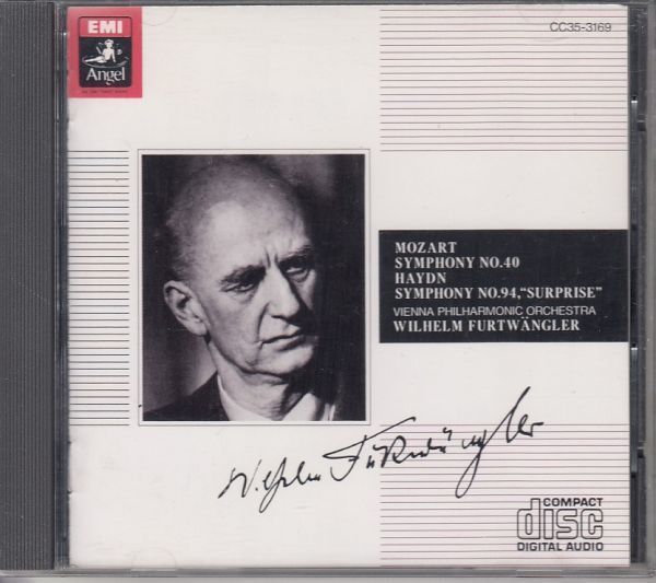 [CD]モーツァルト 交響曲第40番 ハイドン 交響曲第94番 驚愕 フルトヴェングラー（邦盤）の画像1