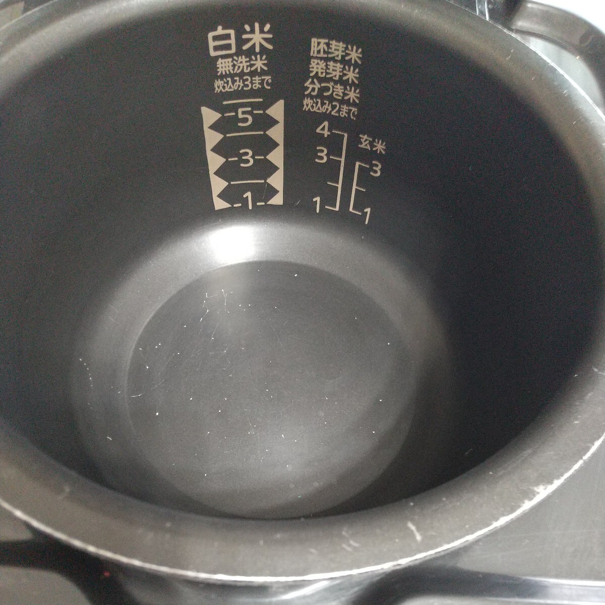 ◆MITSUBISHI◇三菱 IH ジャー炊飯器★NJ-XSA10J (1.0Lタイプ) ※ジャンク品 5合炊き _画像7