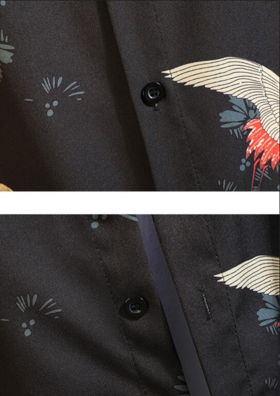 夏新品 セットアップ 花柄 セットアップ 半袖シャツ アロハシャツ 海 リゾート ショーツ 旅行 ハーフパンツ XL~5XL選択/グリーン_画像7