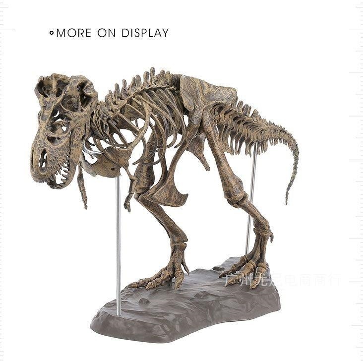 新入荷 生き物 70cm ティラノサウルス レックス ジュラシック 大恐竜 化石 骨 モデルキット プラモデル キット 組み立て式の画像2