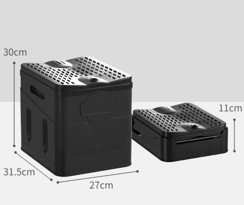 簡易トイレ処理袋付折りたたみ式スツールポータブルトイレ 携帯非常用災害用便器キャンプ 防災グッズ ハイキング 旅行 耐荷重160kgグレー_画像2