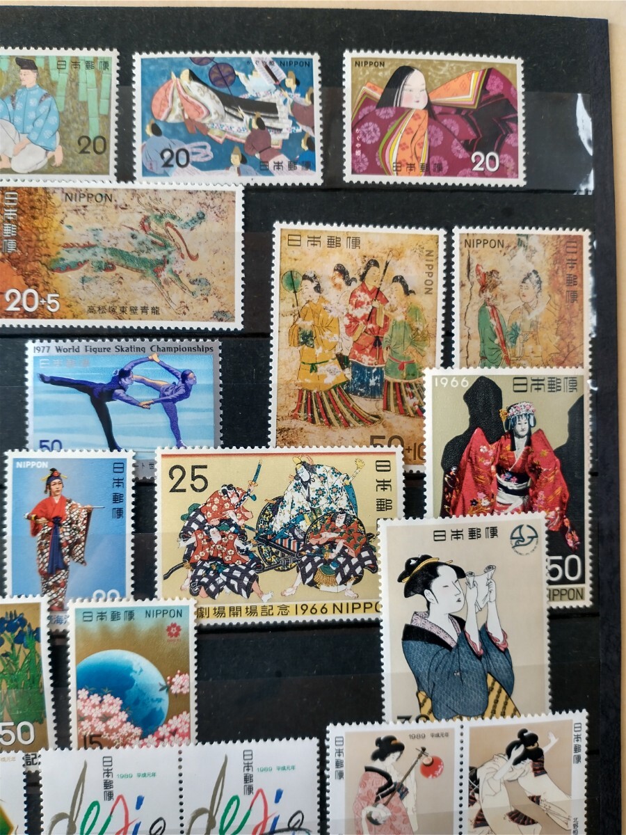 切手コレクションアルバム その7 体育大会 古典芸能 近代美術 記念切手の画像5